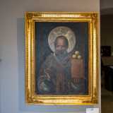 Il primo giorno il protagonista � il quadro raffigurante il santo...